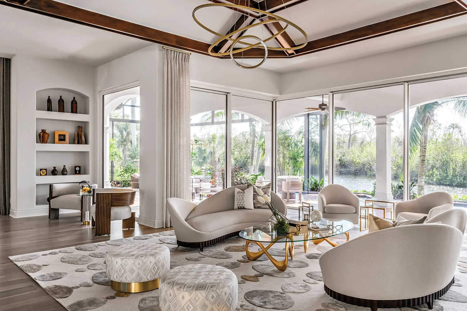 Modern luxury living space